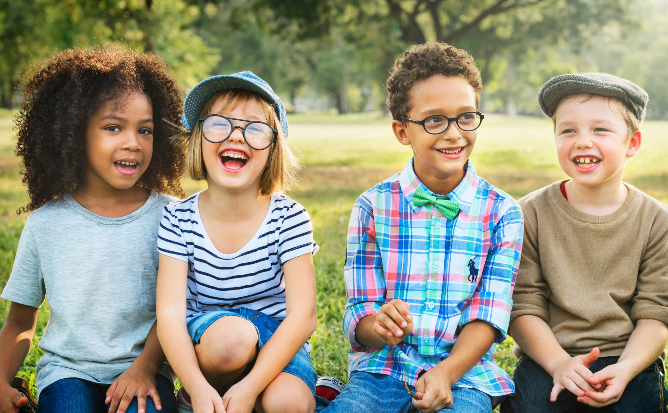 Children Friendship Togetherness Playful Happiness Concept