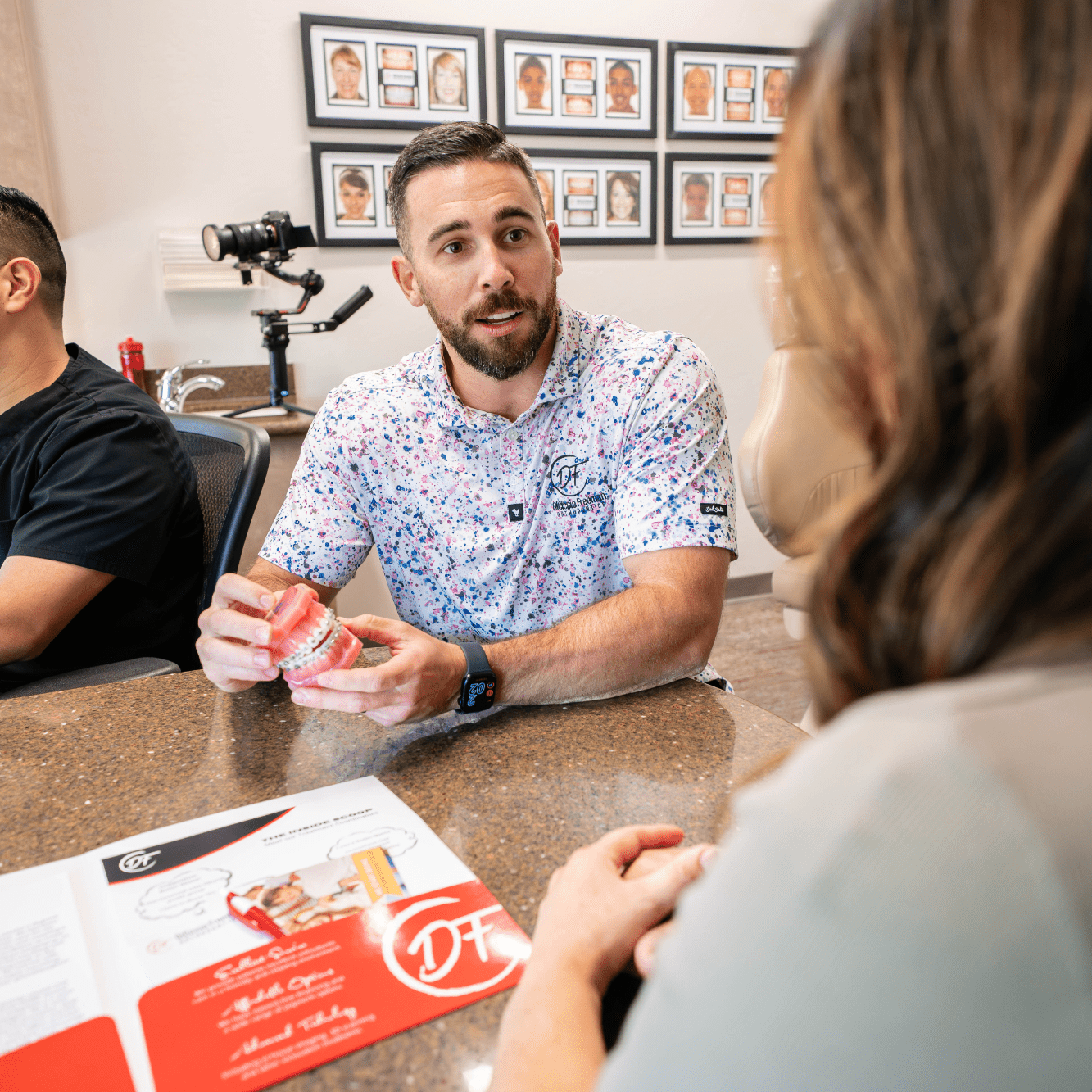 Patient consultation with Dr. Lucas DiCiccio, Fresno orthodontist